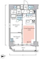 東京都台東区浅草橋5(マンション)の賃貸物件の間取り