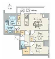 東京都荒川区荒川7(マンション)の賃貸物件の間取り