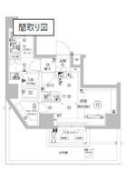 東京都江東区東陽1(マンション)の賃貸物件の間取り