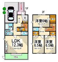 東京都世田谷区赤堤3(一戸建)の賃貸物件の間取り