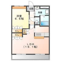 フラワーヒルズ天白 Aの間取り