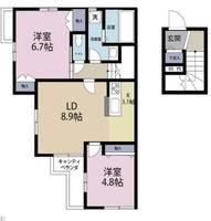 アンソレイエの間取り