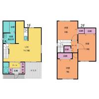 熊本県熊本市東区広木町(一戸建)の賃貸物件の間取り