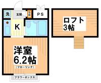 東京都渋谷区幡ヶ谷3(マンション)の賃貸物件の間取り
