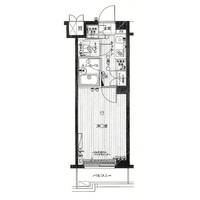 ルーブル神楽坂弐番館の間取り
