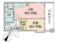 レジデンスカープ札幌の間取り