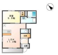 プランドール Kの間取り