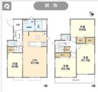 埼玉県越谷市大沢(一戸建)の賃貸物件の間取り