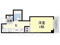 大阪府茨木市双葉町(マンション)の賃貸物件の間取り