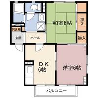 スプリングスハイツAの間取り