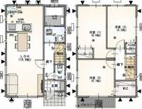埼玉県鶴ヶ島市大字中新田(一戸建)の賃貸物件の間取り