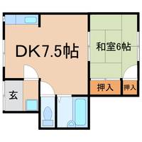 兵庫県尼崎市水堂町1(アパート)の賃貸物件の間取り