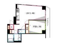東京都杉並区高円寺南2(マンション)の賃貸物件の間取り