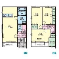 栃木県小山市西城南5(一戸建)の賃貸物件の間取り