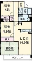 物件の間取り画像