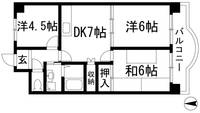 エレガンス村上の間取り