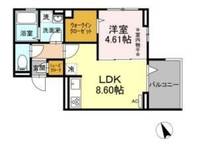 Polykatoikia Nの間取り