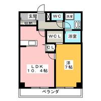 石長コーポの間取り