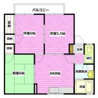 ハイム西本の間取り