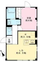東京都大田区矢口2(マンション)の賃貸物件の間取り