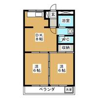 加賀野コーポIの間取り