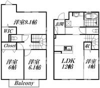 物件の間取り画像
