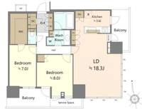 物件の間取り画像