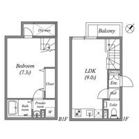 LEGALAND都立大学IIの間取り