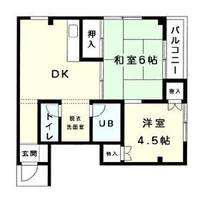 神奈川県厚木市岡田1(マンション)の賃貸物件の間取り