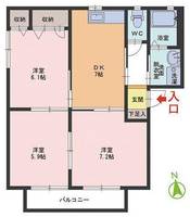 物件の間取り画像