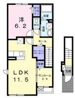 カームタイム IIの間取り