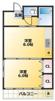 東京都新宿区高田馬場1(マンション)の賃貸物件の間取り