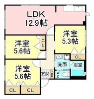 物件の間取り画像