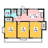 パレドゥ鵠沼参番館の間取り
