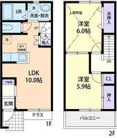 栃木県佐野市栃本町(アパート)の賃貸物件の間取り