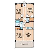 サンタバレー弐番館の間取り