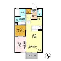 茨城県結城市川木谷1(アパート)の賃貸物件の間取り