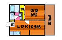 ダックハウス中島 B棟の間取り