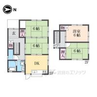 滋賀県甲賀市水口町山(一戸建)の賃貸物件の間取り