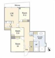 物件の間取り画像