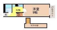 愛知県名古屋市中村区太閤4(マンション)の賃貸物件の間取り