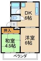 チェリーハイツ香里の間取り