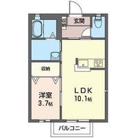 群馬県高崎市上大類町(アパート)の賃貸物件の間取り