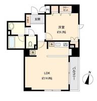 宮城県仙台市青葉区一番町1(マンション)の賃貸物件の間取り
