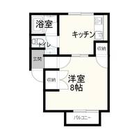 イーストフラットの間取り