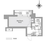 東京都江東区森下3(マンション)の賃貸物件の間取り