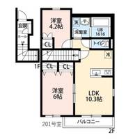 物件の間取り画像