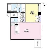 東京都北区田端2(マンション)の賃貸物件の間取り