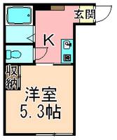 東京都足立区西新井本町1(アパート)の賃貸物件の間取り