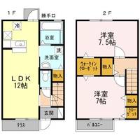 愛知県名古屋市中川区長良町4(一戸建)の賃貸物件の間取り